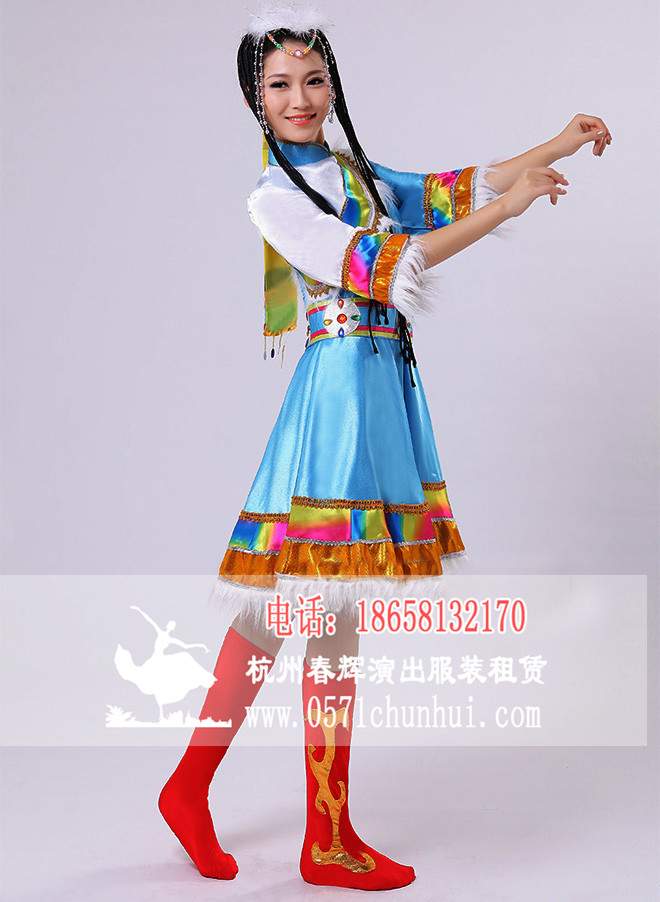 藏族舞蹈服装 女款